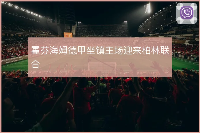 霍芬海姆德甲坐镇主场迎来柏林联合