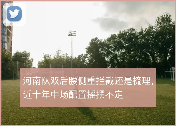 河南队双后腰侧重拦截还是梳理，近十年中场配置摇摆不定